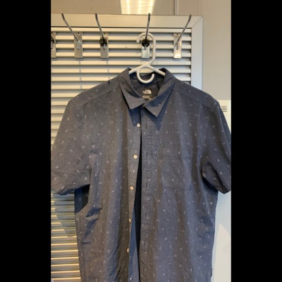 North Face short sleeve button down